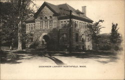 Dickinson Library Northfield, MA Postcard Postcard Postcard