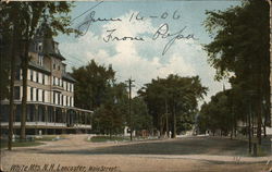 Main Street, White Mts. Postcard