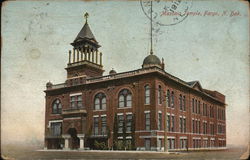 Masonic Temple Fargo, ND Postcard Postcard Postcard