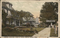 General Quarters, House of David Postcard