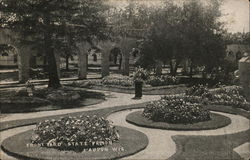 Front Yard State Prison Waupun, WI Postcard Postcard Postcard