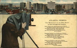 The Metropolis of the New South - Photographer Postcard