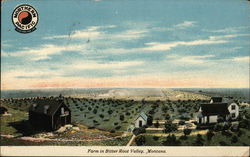 Northern Pacific-Farm, Bitterroot Valley Hamilton, MT Postcard Postcard Postcard
