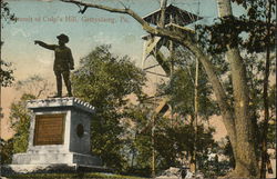 Summit of Culp's Hill Postcard