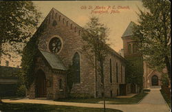 Old St. Marks P.E. Church, Frankford Postcard