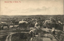 General View of Butler Postcard