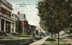 Market Street Warren, PA Postcard Postcard Postcard
