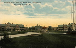 Soldiers' Home, Looking North From Government Building Postcard