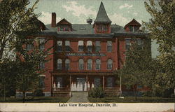 Lake View Hospital Postcard