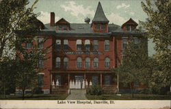 Lake View Hospital Danville, IL Postcard Postcard Postcard