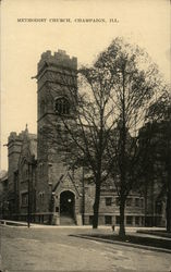 Methodist Church Champaign, IL Postcard Postcard Postcard