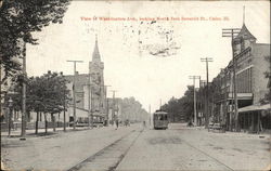 View of Washington Ave Cairo, IL Postcard Postcard Postcard