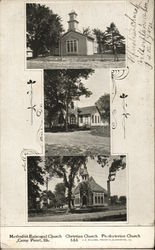 Methodist Episcopal Church, Christian Church, Presbyterian Church Methodist Episcopal Church, Christian Church, Presbyterian Church