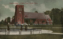 Chapel at Solders and Sailors Home Postcard