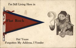 I'm Still Living Here in Flat Rock Michigan Postcard Postcard Postcard