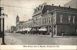 Main Street West of Market Postcard