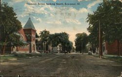 Tremont Street, Looking South Kewanee, IL Postcard Postcard Postcard