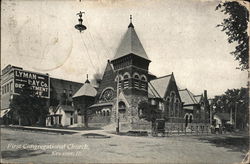 First Congregational Church Kewanee, IL Postcard Postcard Postcard