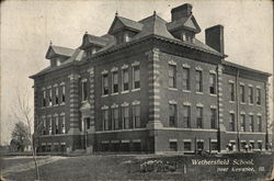 Wethersfield School Postcard