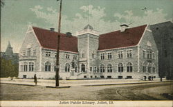 Joliet Public Library Illinois Postcard Postcard Postcard