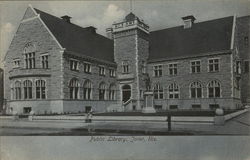 Public Library Postcard