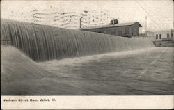 Jackson Street Dam Joliet, IL Postcard Postcard Postcard