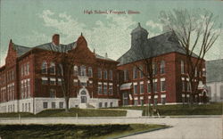 High School Freeport, IL Postcard Postcard Postcard