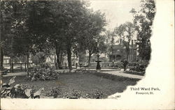 Third Ward Park Freeport, IL Postcard Postcard Postcard