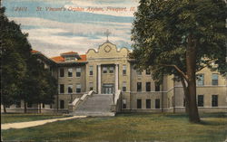St. Vincent's Orphan Asylum Freeport, IL Postcard Postcard Postcard