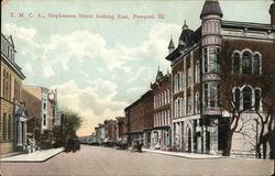 YMCA, Stephenson Street Looking East Postcard