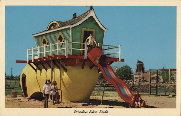Wooden Shoe Slide Holland Michigan