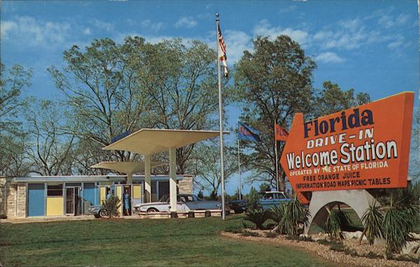 Florida Welcome Station Havana Florida State News Bureau