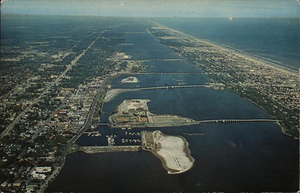 Aerial View Daytona Beach Florida