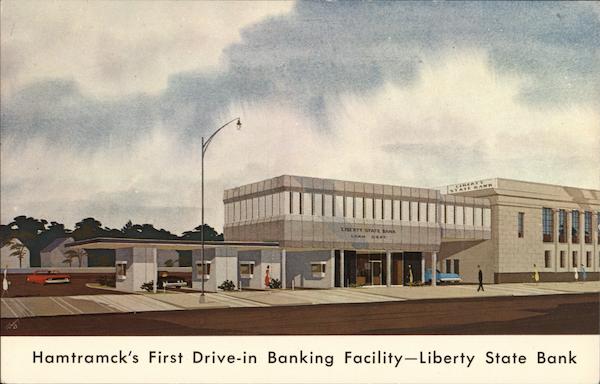 Hamtramck's First Drive-In Banking Facility Michigan