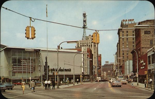 Street Scene Grand Rapids Michigan