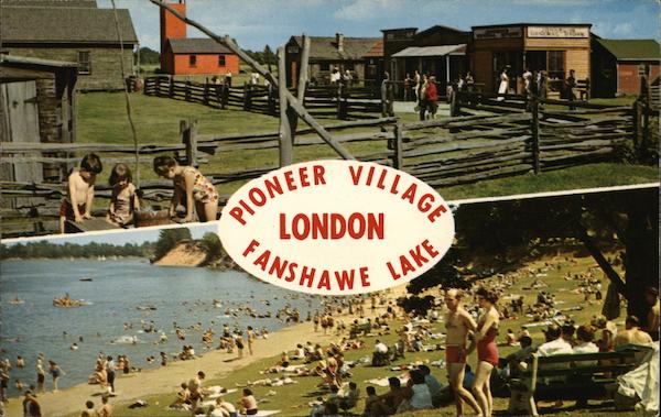 Pioneer Village and Lake London Canada Ontario