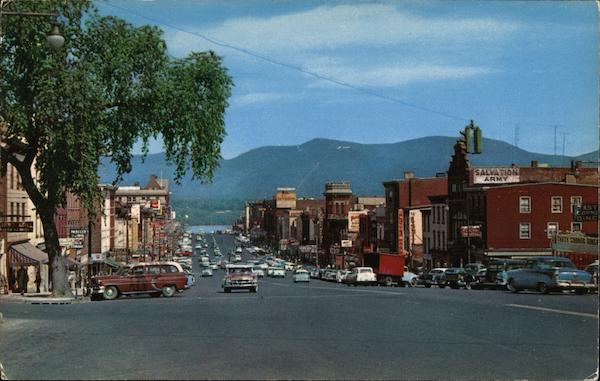 Broadway Looking East Newburgh New York