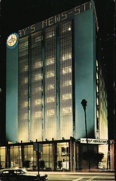 Eleven-Story Gulf American Building Miami Florida