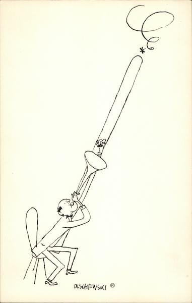 Musician by Alfred Olschewski Modern