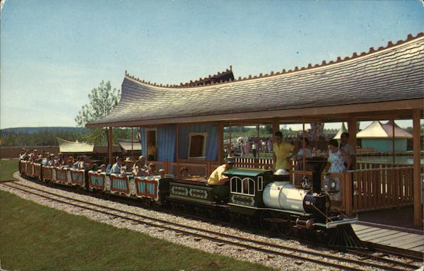 Railway Station and Train, Children's Zoo Edmonton AB Canada