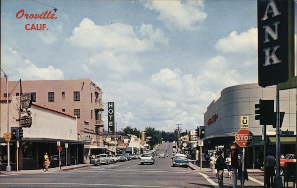 Street Scene Oroville California Les Roberts