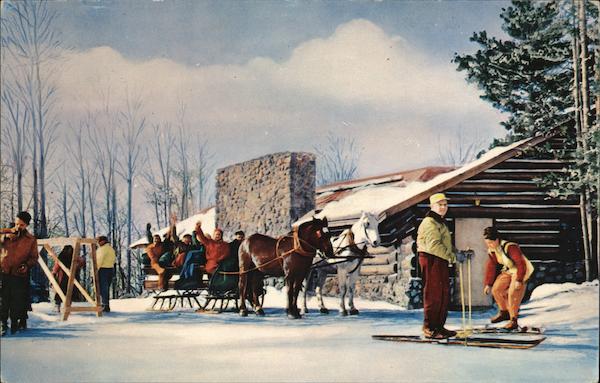 Arriving at Swiss Chalet, Concord Hotel Kiamesha Lake New York