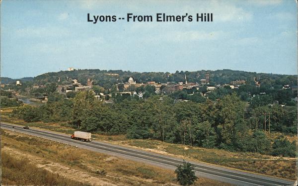 View from Elmer's Hill Lyons New York