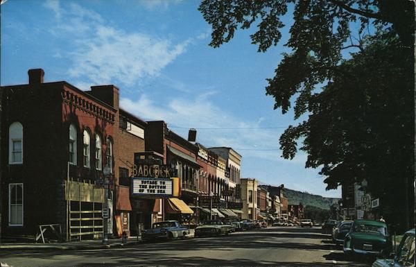 Main Street Looking South Wellsville New York