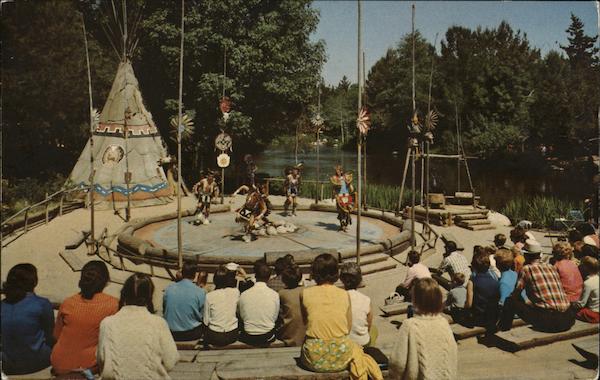 Frontierland Indian Village - Disneyland, the Magic Kingdom Anaheim California