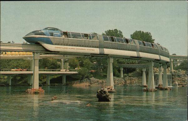 Disney-Alweg Monorail System Anaheim California