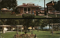 Surfside Pine Crest Motel & Cottages Oscoda, MI Postcard Postcard Postcard