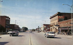 Street Scene Newberry, MI Postcard Postcard Postcard