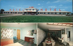 Pastell's Hi-Land Motel and Standard Service Postcard