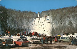 The Munising Ski Club - New Ski Jump Postcard